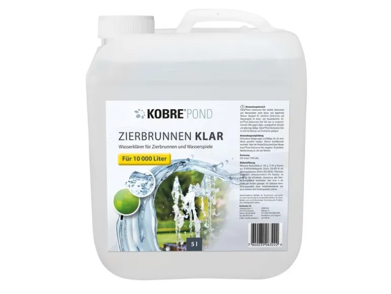 Kobre®Pond Zierbrunnen Klar 5 l