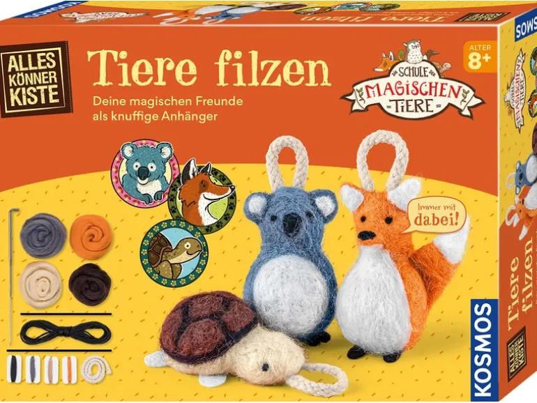 Kosmos Bastelbox Die Schule der magischen Tiere – Tiere filzen
