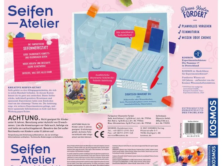 Kosmos Experimentierkasten Seifen-Atelier
