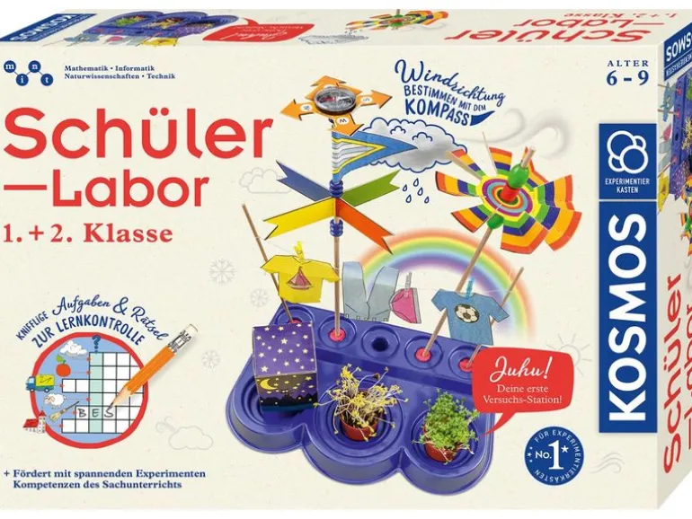 Kosmos Experimentierkasten Schülerlabor Grundschule 1.+2. Klasse