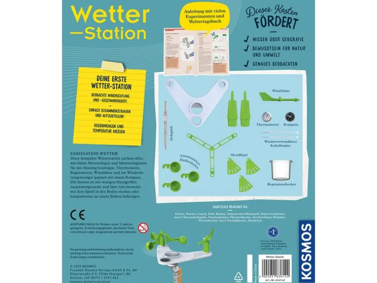Kosmos Experimentierkasten Wetterstation