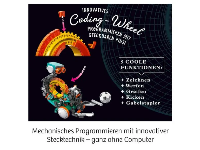Kosmos Experimentierkasten Codix – Dein mechanischer Coding-Roboter