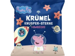KRÜMEL Knabberspass Knusper-Sterne Himbeere Peppa Pig 20 g