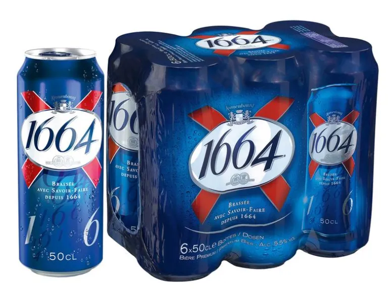 Kronenbourg Bier 1664 6 Stück x 0.5 l