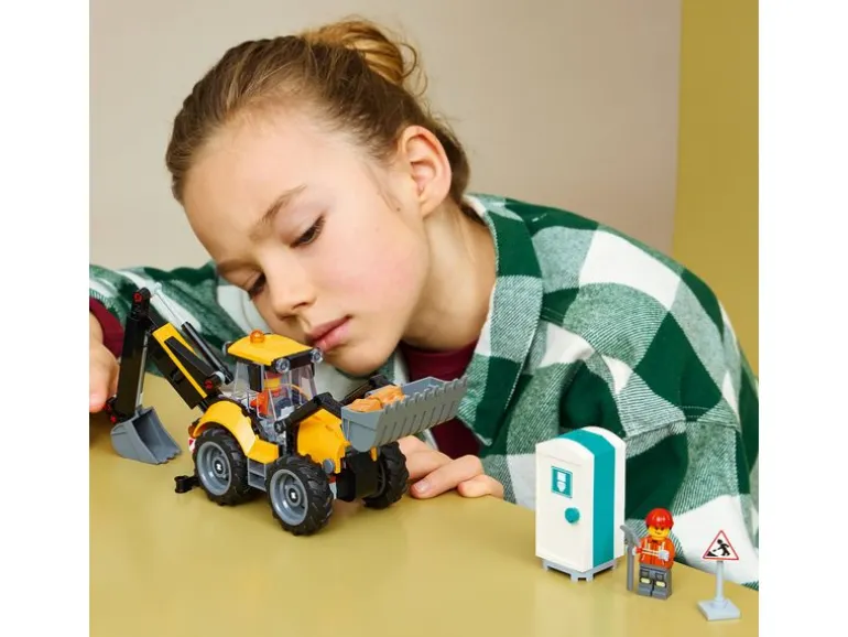 LEGO® City Gelber Baggerlader 60480