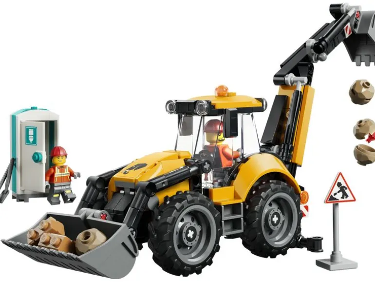 LEGO® City Gelber Baggerlader 60480