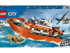 LEGO® City Rettungsboot der Küstenwache mit Hubschrauber 60504