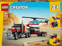 LEGO® Creator Tieflader mit Hubschrauber 31146