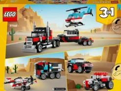 LEGO® Creator Tieflader mit Hubschrauber 31146