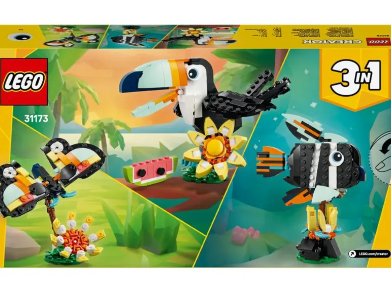 LEGO® Creator Wilde Tiere: Tropischer Tukan 31173