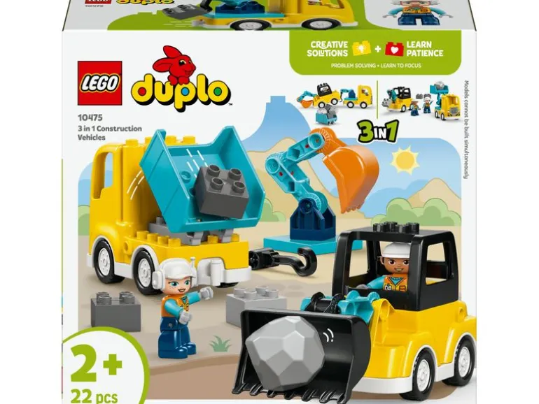 LEGO® DUPLO® Baufahrzeuge 3-in-1 Set 10475