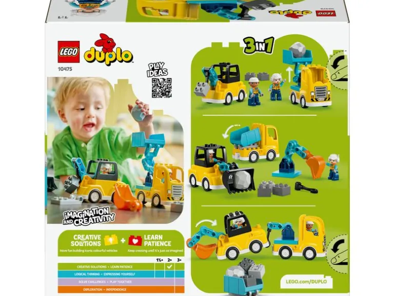 LEGO® DUPLO® Baufahrzeuge 3-in-1 Set 10475