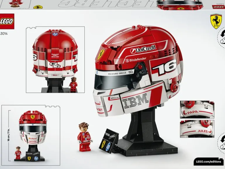 LEGO® Editions Scuderia Ferrari HP Charles Leclerc Helm 43014