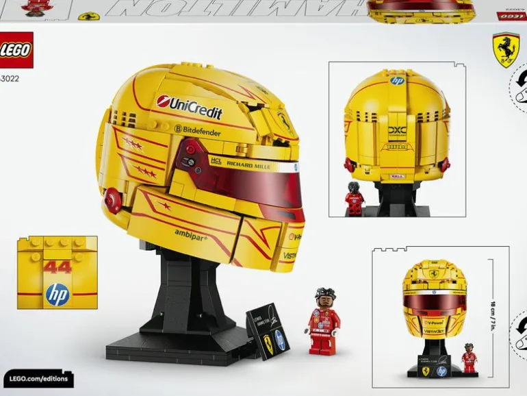 LEGO® Editions Scuderia Ferrari HP Lewis Hamilton Helm 43022