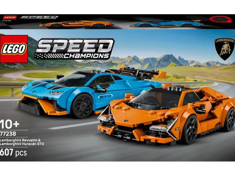 LEGO® Speed Champions Lamborghini Revuelto und Huracán STO 77238