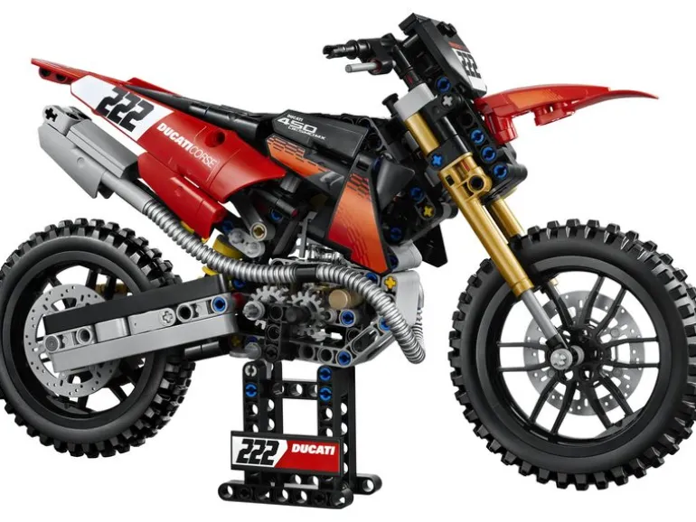 LEGO® Technic Ducati Desmo450 MX Factory Motorrad 42238