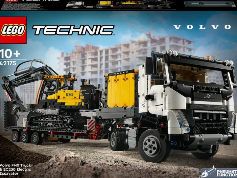 LEGO® Technic Volvo FMX LKW mit EC230 Electric Raupenbagger 42175