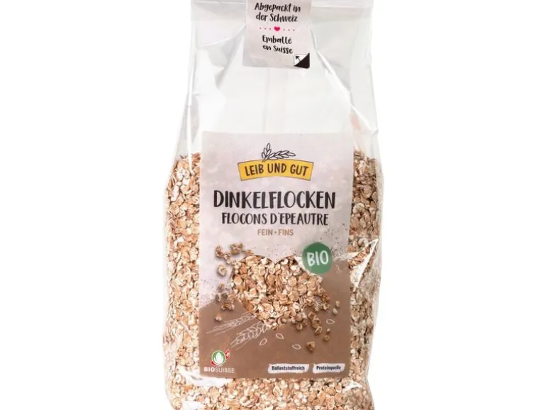 Leib und Gut Bio Dinkelflocken fein 450 g