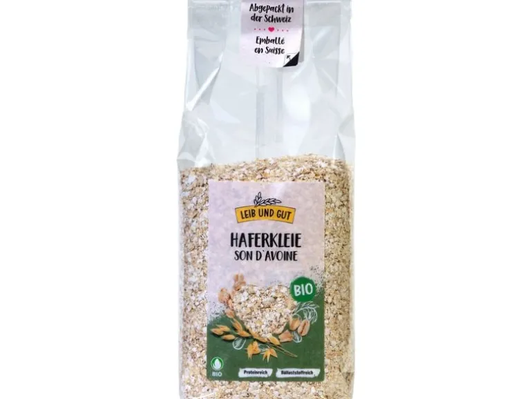 Leib und Gut Bio Haferkleie ausgewalzt 250 g