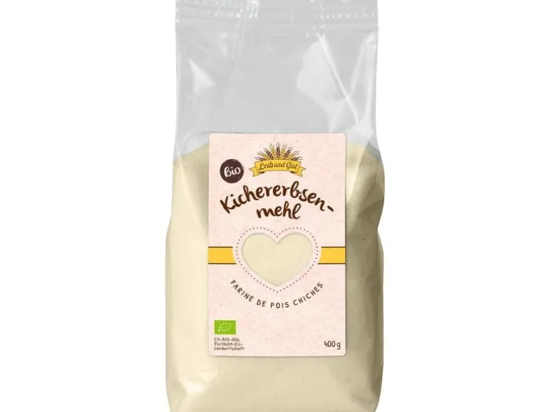 Leib und Gut Bio Kichererbsenmehl 400 g