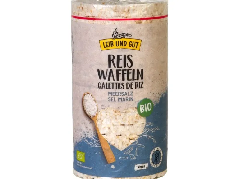 Leib und Gut Bio Reiswaffeln mit Meersalz 100 g