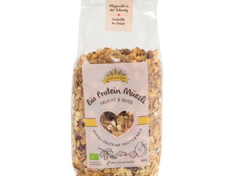 Leib und Gut Müesli Bio Protein Frucht und Nuss 400 g