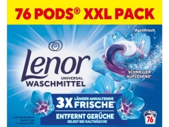 Lenor Waschmittel Kapseln All-in-1 Pods Aprilfrisch 76 Stück