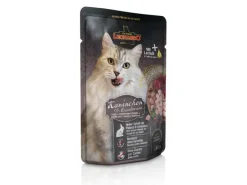 Leonardo Cat Food Nassfutter Kaninchen&Cranberries, 16 x 85 g