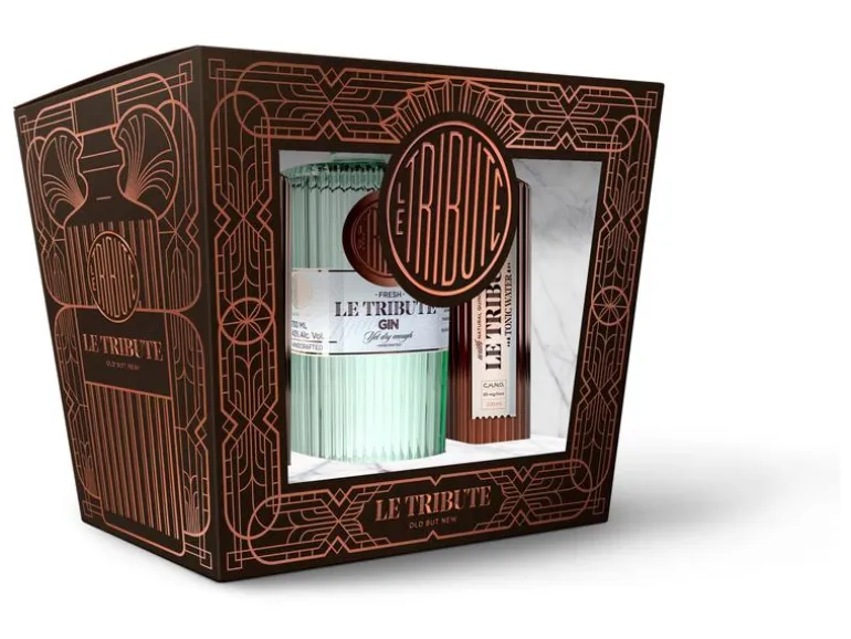 Le Tribute Geschenkset Gin & Tonic 1 x 0.7 l & 2 x 0.2 l