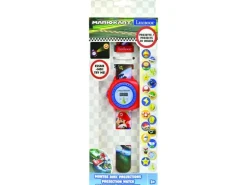 Lexibook Digitaluhr Mario Kart mit Projektor Rot/Blau