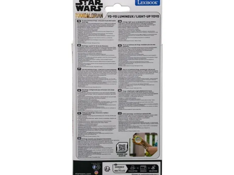 Lexibook DISNEY STAR WARS Grogu Yo-Yo Grün/Mehrfarbig