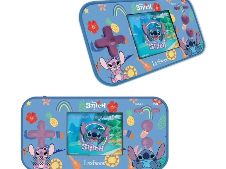 Lexibook Disney Stitch Compact Cyber Arcade Blau
