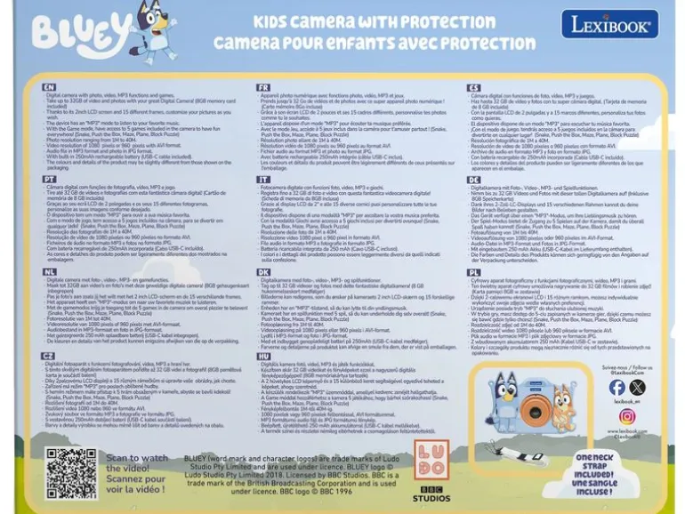Lexibook Kinderkamera Hellblau