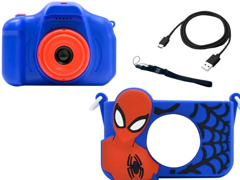 Lexibook Kinderkamera mit Schutz Spider-Man Blau/Rot