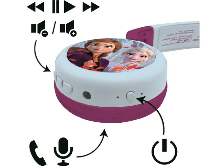 Lexibook Kinderkopfhörer Disney Frozen Hellblau