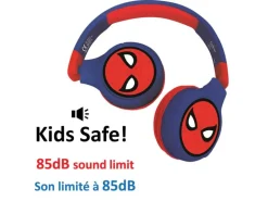 Lexibook Kinderkopfhörer Spider-Man 2-in-1-Bluetooth