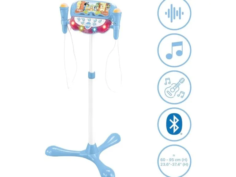 Lexibook Mikrofonständer Bluey mit 2 Mikrofonen