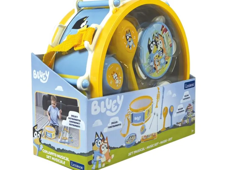 Lexibook Musikset Bluey 7-teilig Blau Gelb