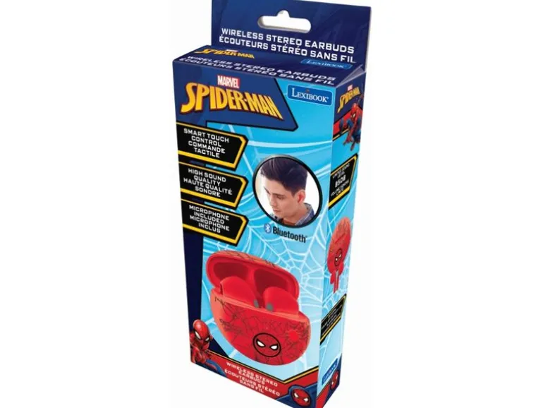 Lexibook SpiderMan Wireless Bluetooth-Kopfhörer Rot
