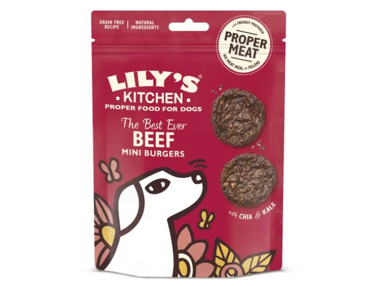 Lily's Kitchen Leckerli Beef Mini Burgers, 70 g