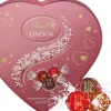 Lindt Schokoladen-Pralinen Lindor Assortiert Herz Rosa 160 g