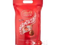 Lindt Schokoladen-Pralinen Lindor Kugeln Milch 1 kg
