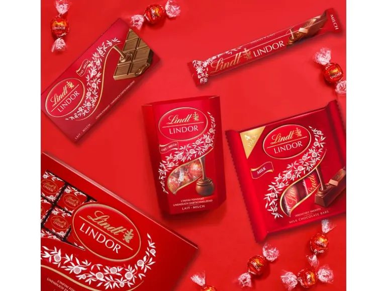 Lindt Schokoladen-Pralinen Lindor Kugeln Milch 1 kg