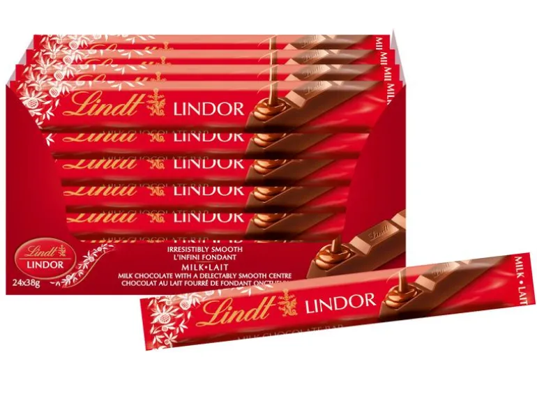 Lindt Schokoladenriegel Lindor 24 x 38 g