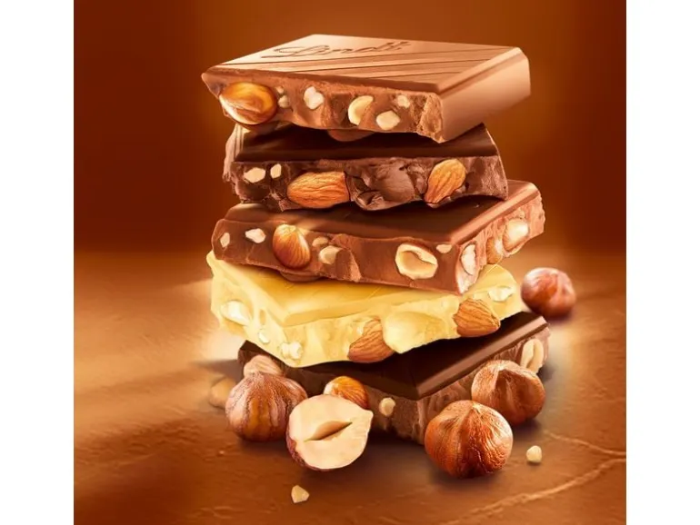 Lindt Tafelschokolade Les Grandes Milch Nuss 150 g