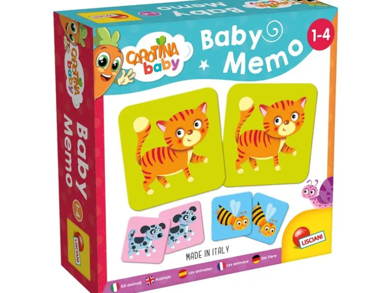 Lisciani Baby Memo Die Tiere 12 Kartenpaare