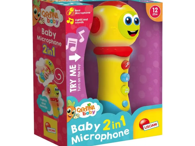 Lisciani Carotina Baby Mikrofon 2 in 1