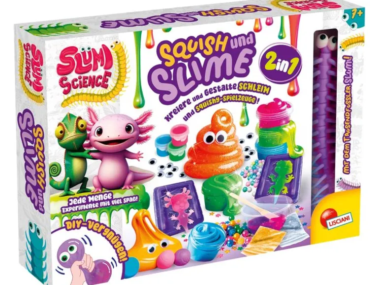Lisciani Squish Slime DIY, mit Glitzer