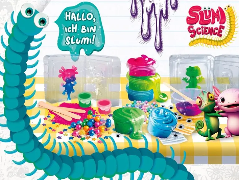 Lisciani Squish Slime DIY, mit Glitzer