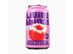 Living Things Soft-Drinks Raspberry & Pomegranate 12 x 0.33 l